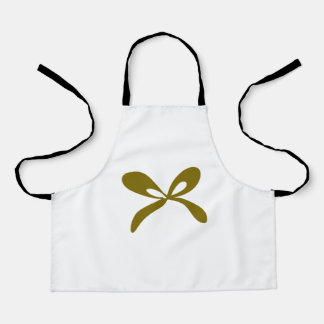 Simple elegant custom logo here company apron