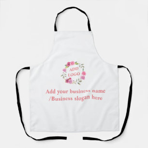 Simple elegant custom logo here company     apron
