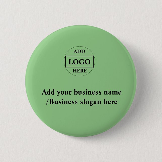 Simple elegant custom logo here company     button (Front)