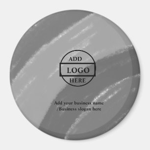 Simple elegant custom logo here company car mag magnet
