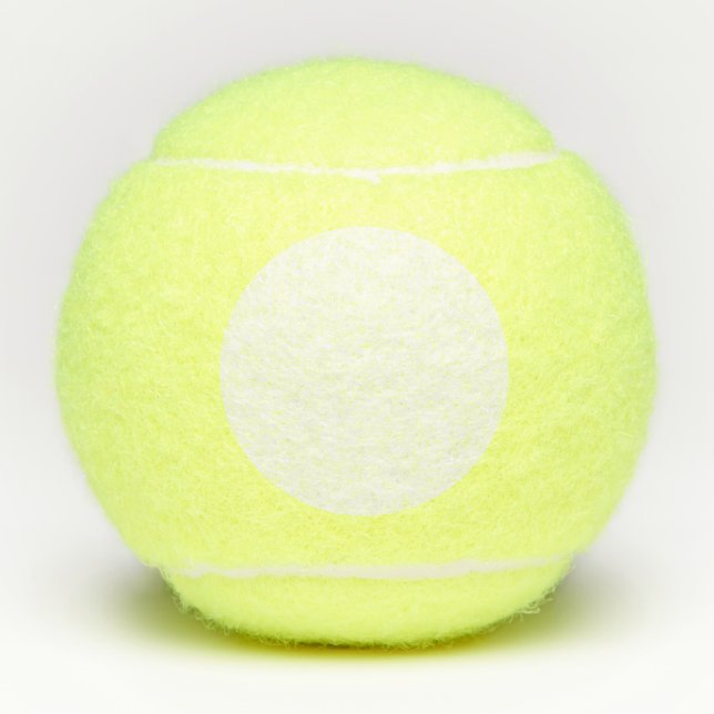 Simple elegant custom logo here company easter gre tennis balls (Front)