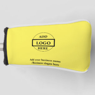 Simple elegant custom logo here company    golf head cover
