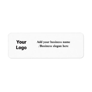 Simple elegant custom logo here company label