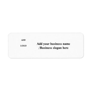 Simple elegant custom logo here company label