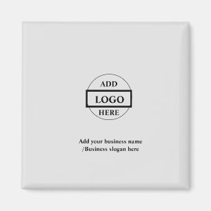 Simple elegant custom logo here company   magnet