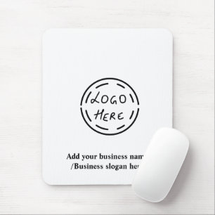 Simple elegant custom logo here company     mouse  mat