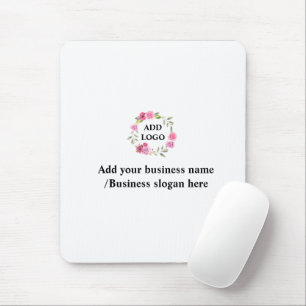 Simple elegant custom logo here company     mouse mat