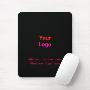 Simple elegant custom logo here company     mouse  mat
