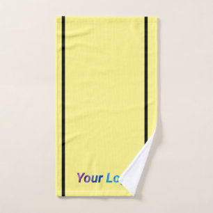 Simple elegant custom logo here company          t hand towel