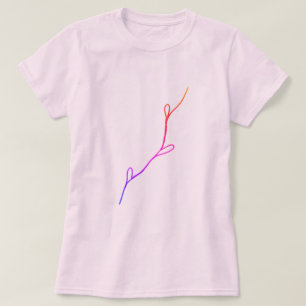 Simple elegant custom logo here company T T-Shirt
