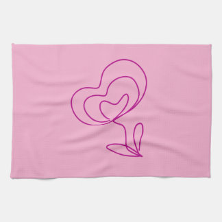 Simple elegant custom logo here company t tea towel