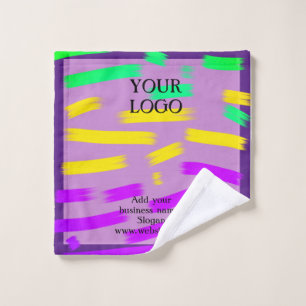 Simple elegant custom logo here company t wash cloth