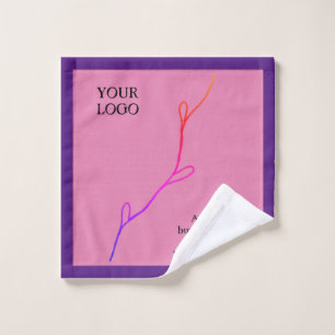 Simple elegant custom logo here company t wash cloth