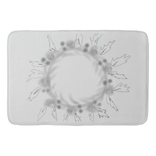 Simple elegant custom logo here company   tt doorm bath mat