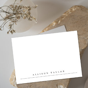 Simple Elegant Custom Name Card