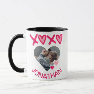 Simple Elegant Cute Love Valentines Sweet Couple  Mug