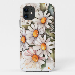 Simple Elegant Daisies iPhone 11 Case