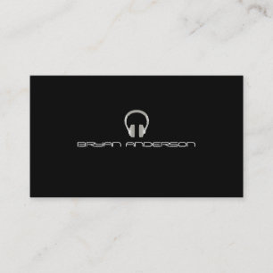 Simple & Elegant DJ Business Card