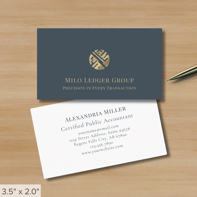 Simple Elegant Double-Sided Business Card (Creator Uploaded)