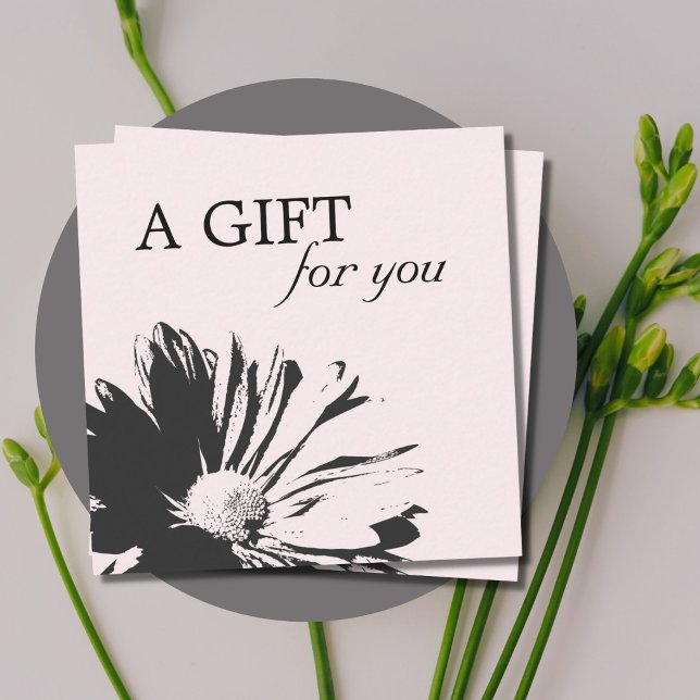 Simple Elegant Floral Gift Certificate (Creator Uploaded)