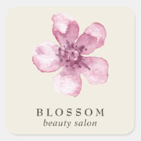 Simple Elegant Flower Ivory Pink Floral