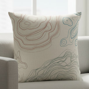 simple Elegant Gift Throw Pillow, Cozy Decorative  Cushion