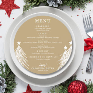Simple Elegant Gold Menu