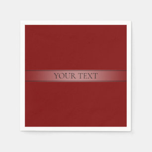 Simple Elegant Gradient Stripe Editable Color Napkin