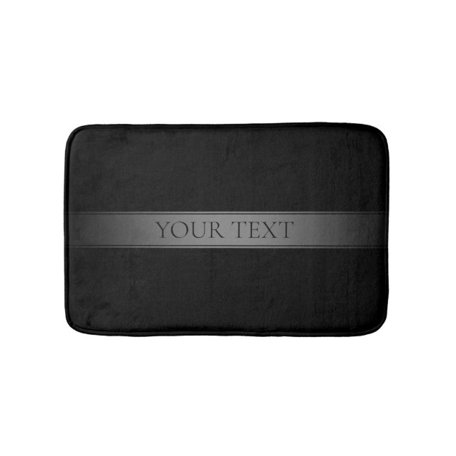 Simple Elegant Gradient Stripe Editable Colour Bath Mat (Front)