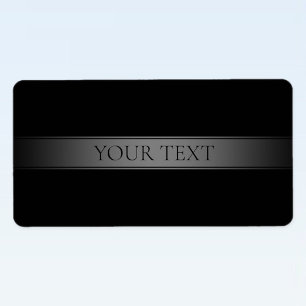 Simple Elegant Gradient Stripe Editable Colour Label