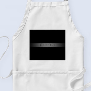 Simple Elegant Gradient Stripe Editable Colour Standard Apron