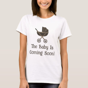 Simple Elegant Halloween Stroller Baby Shower T-Shirt