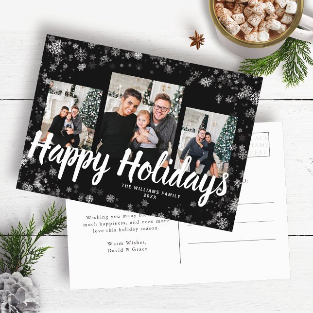 Simple Elegant Holiday Postcard (Simple Elegant Holiday Postcard)