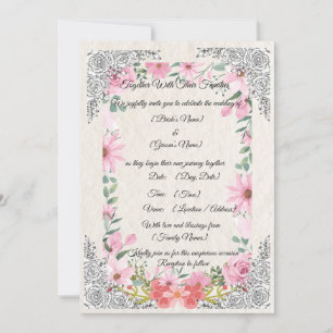 Simple Elegant Indian Wedding Invitation   Traditi