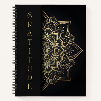 Simple Elegant Mandala Gratitude Journal