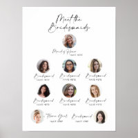 Simple Elegant Meet The Bridesmaids 