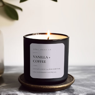 SIMPLE ELEGANT MINIMAL MODERN LAVENDER MAUVE SQUARE STICKER