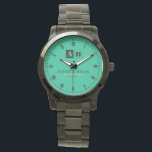 Simple Elegant Minimal Monogram Couple’s Name  Watch<br><div class="desc">Simple Elegant Minimal Monogram Couple’s Name Watch – Timeless Personalized Gift This Simple Elegant Minimal Monogram Couple’s Name Watch is a sophisticated and timeless piece, perfect for celebrating love and commitment. Featuring a clean and modern design, this personalized wristwatch is ideal for weddings, anniversaries, engagements, or special occasions. Key Features:...</div>