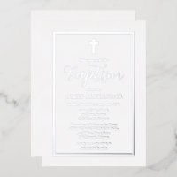 Simple Elegant Minimalist Baptism