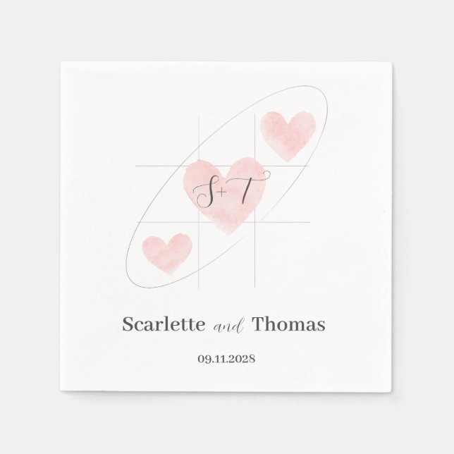 Simple Elegant Minimalist Napkin (Front)