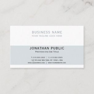 Simple Elegant Modern Corporate Professional Business Card