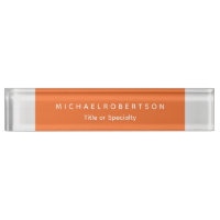 Simple Elegant Modern Minimalist Grey Orange