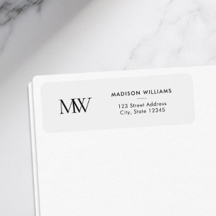 Simple Elegant Modern Monogram
