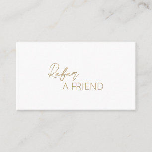 Simple Elegant Modern Referral Card