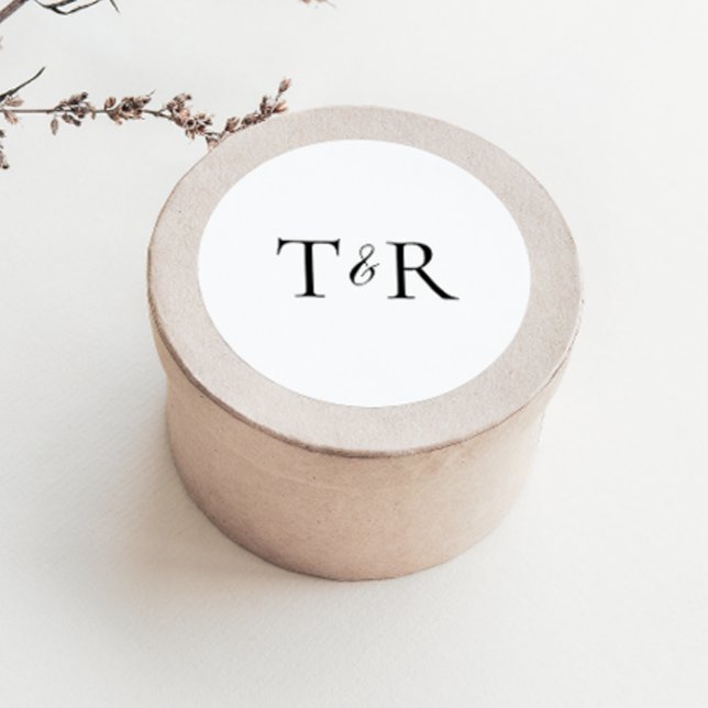 Simple Elegant Monogram Envelope Seals (Creator Uploaded)