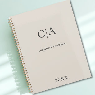 Simple, elegant monogram invitation planner