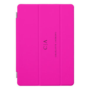 Simple, elegant monogram iPad mini cover
