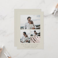 Simple Elegant Multi Photo Engagement Announcement