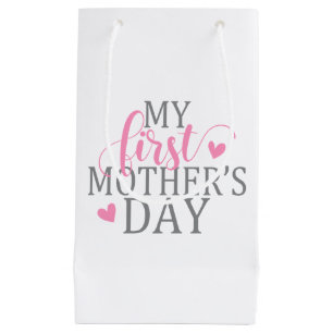 Simple & Elegant My First Mother's Day   Gift Bag