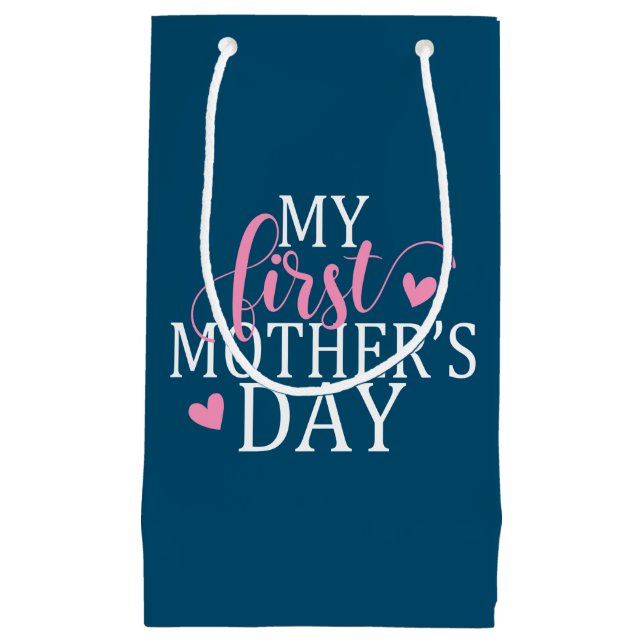 Simple & Elegant My First Mother's Day | Gift Bag (Front)